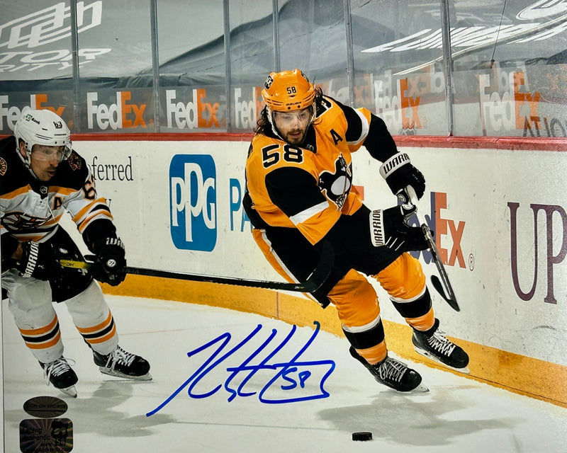 Kris Letang Signed Pittsburgh Penguins 8x10 Photo