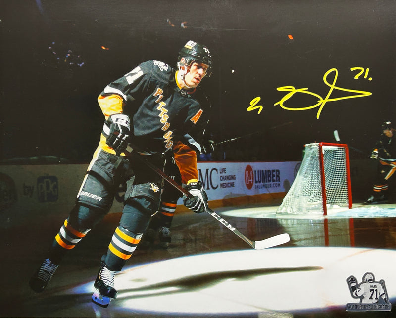 Evgeni Malkin Signed Pittsburgh Penguins 8x10 Photo