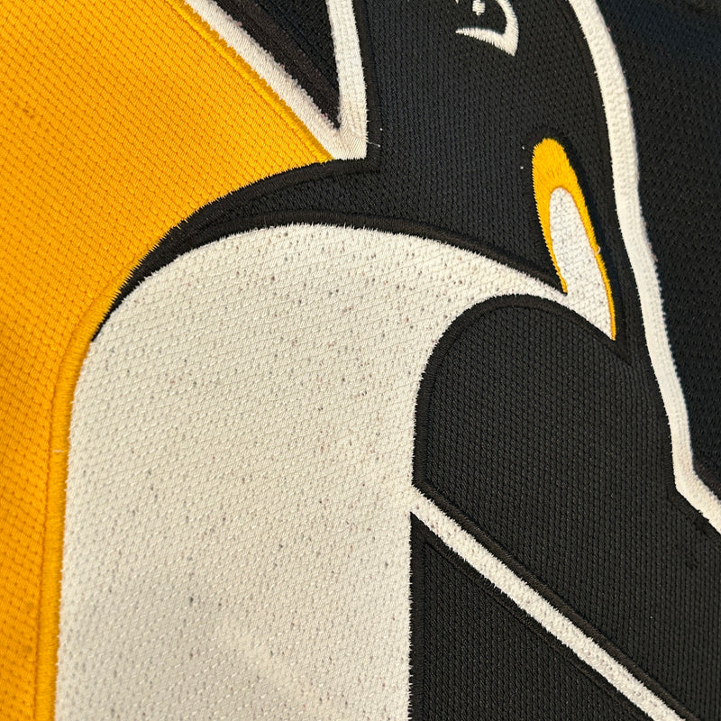 Mario Lemieux Signed Pittsburgh Penguins Authentic Gradient Starter Jersey - Size 48-R  - IMPERFECT - SEE PICS