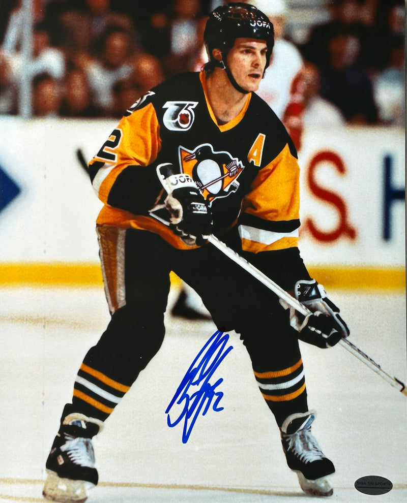Bob Errey Signed Pittsburgh Penguins 8x10 Photo