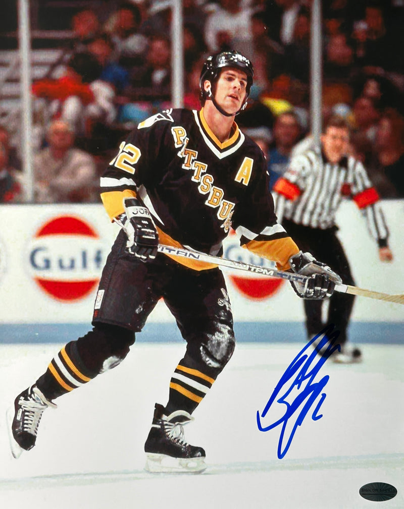Bob Errey Signed Pittsburgh Penguins 8x10 Photo