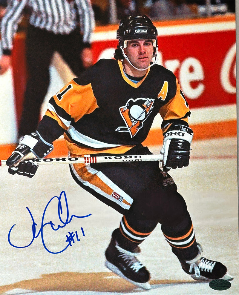 John Cullen Signed Pittsburgh Penguins 8x10 Photo