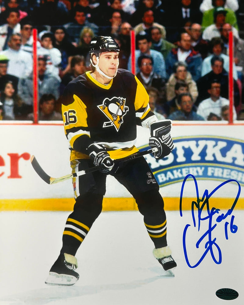 Jay Caufield Signed Pittsburgh Penguins 8x10 Photo