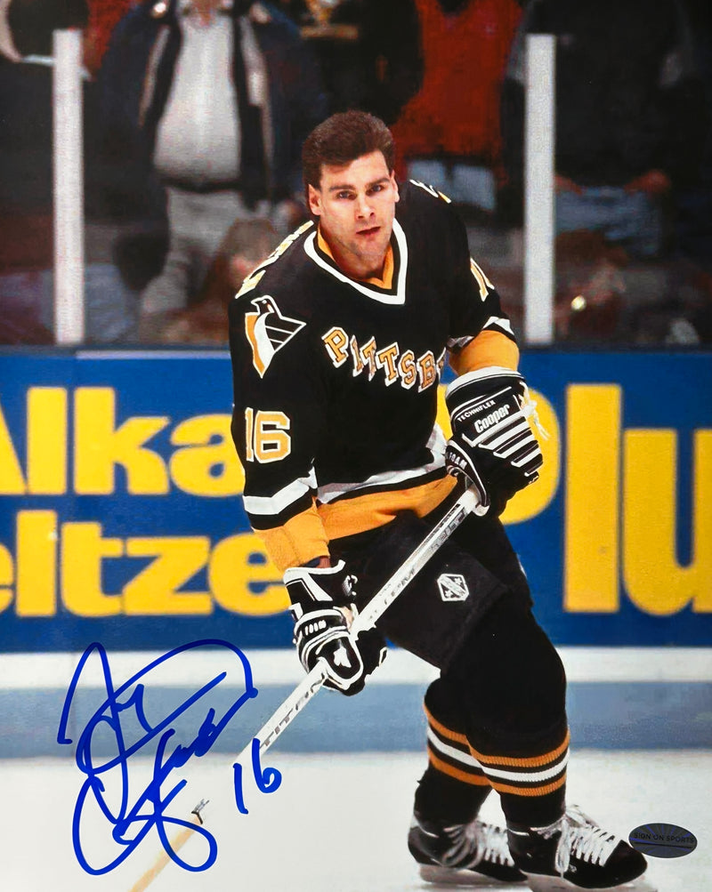 Jay Caufield Signed Pittsburgh Penguins 8x10 Photo