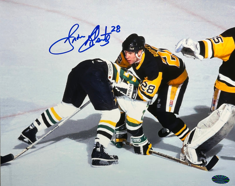 Gordie Roberts Signed Pittsburgh Penguins 8x10 Photo