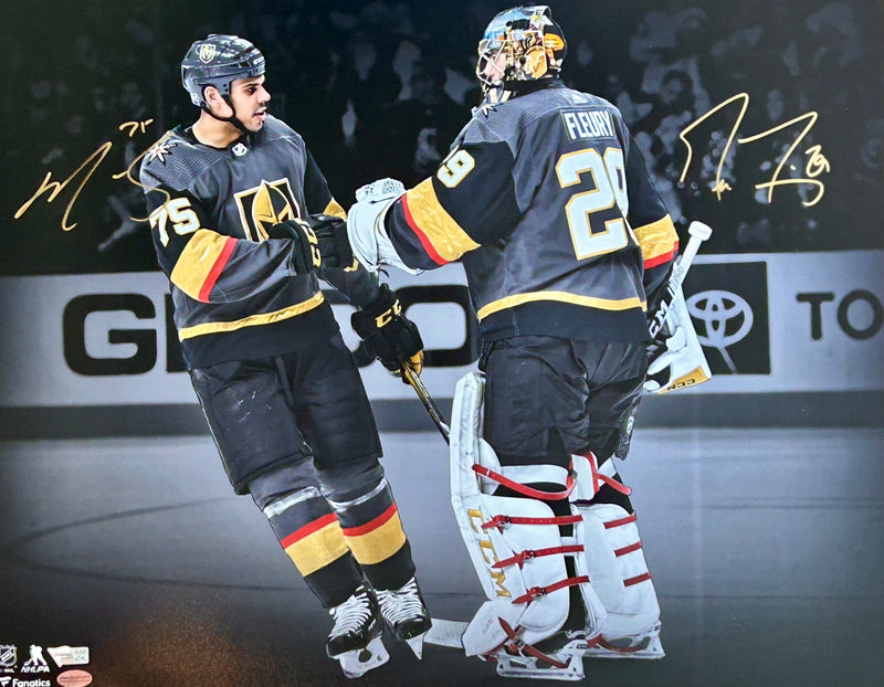 Marc-Andre Fleury & Ryan Reaves Signed Las Vegas Golden Knights 16x20