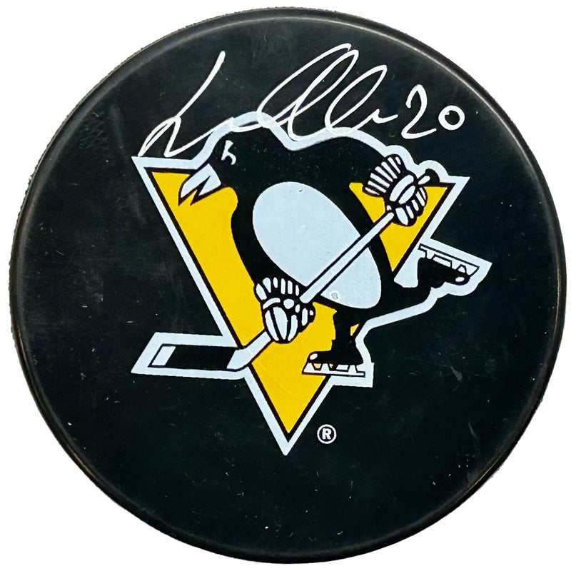 Lars Eller Signed Pittsburgh Penguins Large Logo Puck