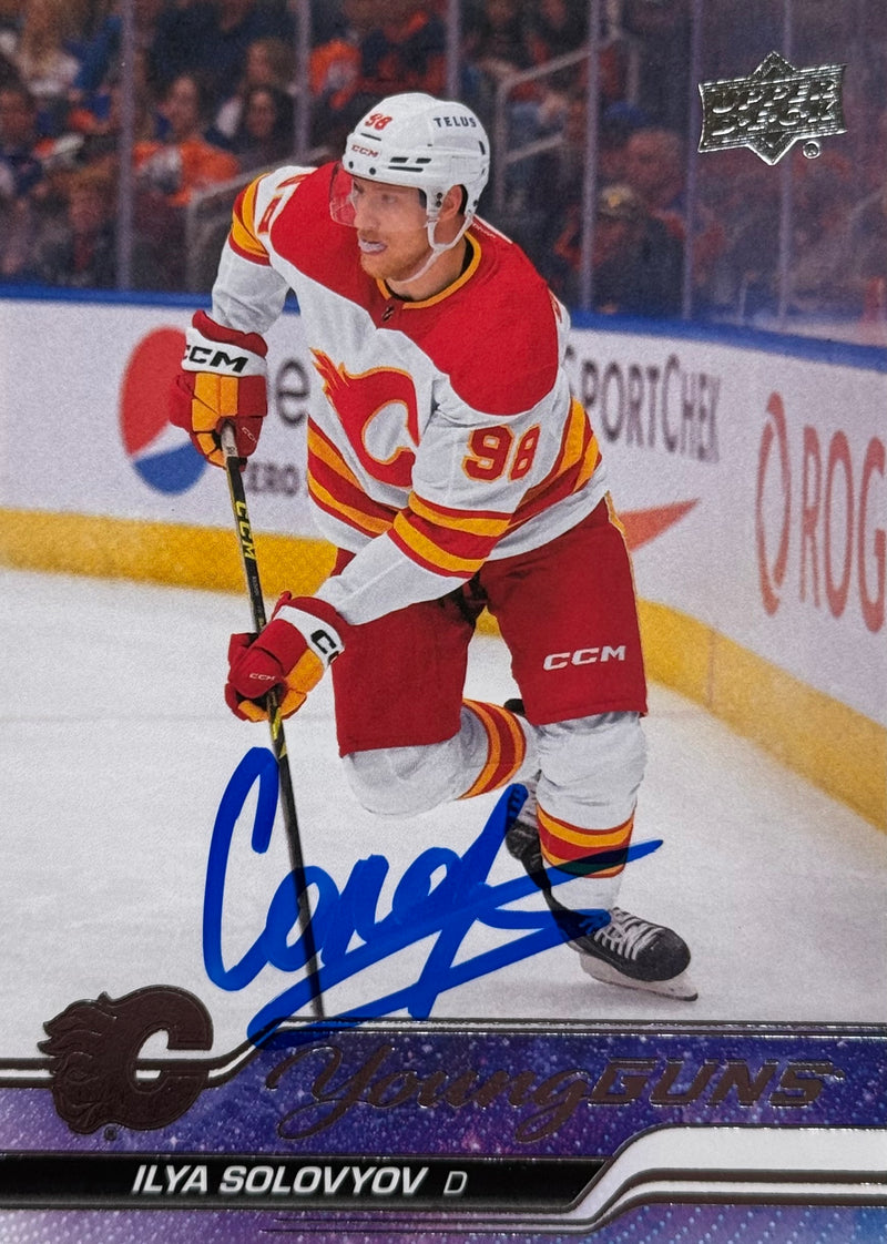 Ilya Solovyov Signed Upper Deck Young Guns Rookie Trading Card – Sign ...