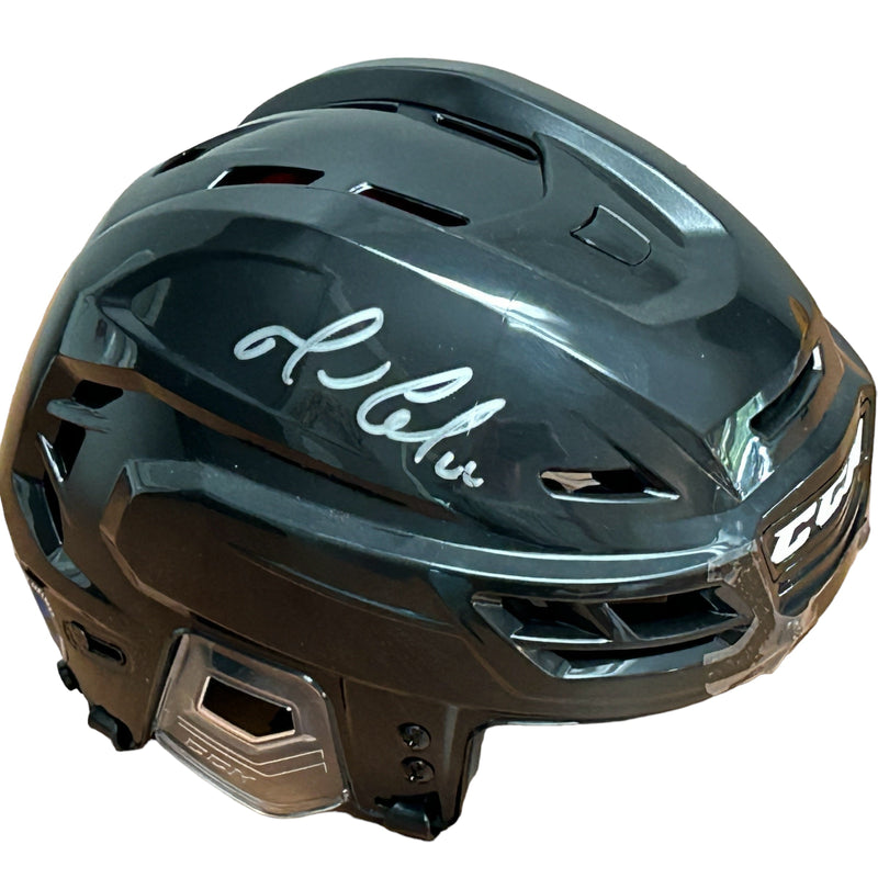 Mario Lemieux Signed Black CCM Hockey Helmet