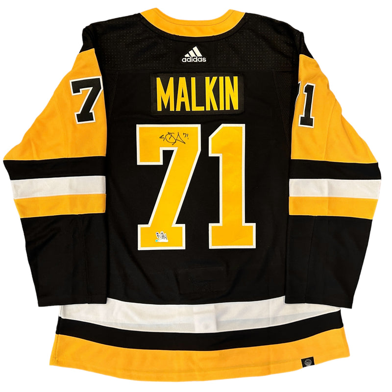 Evgeni Malkin Signed Pittsburgh Penguins Adidas Authentic Home Jersey