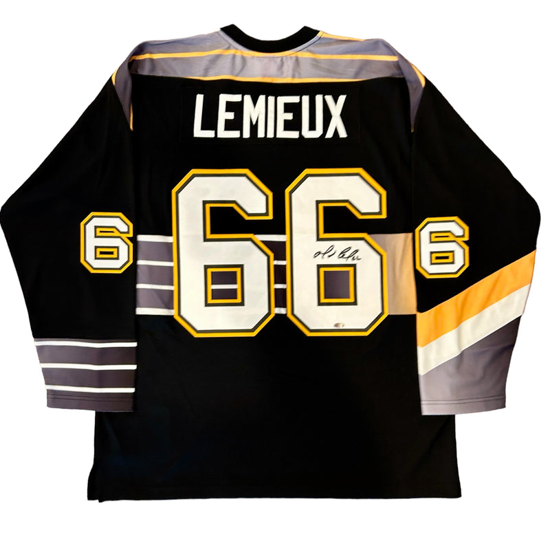 Mario Lemieux Signed Pittsburgh Penguins Mitchell & Ness 1996-1997 Jersey - New with Tags