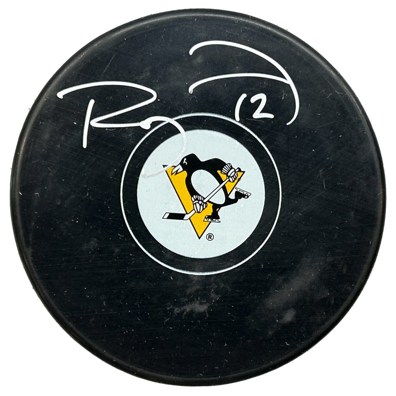 Ryan Malone Signed Pittsburgh Penguins Hockey Puck