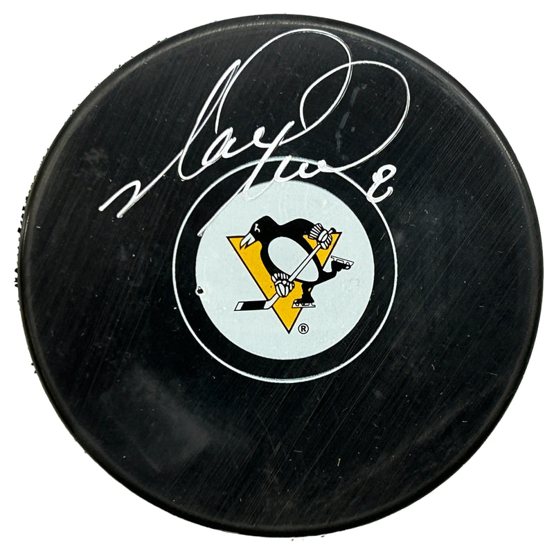 Mark Recchi Signed Pittsburgh Penguins Hockey Puck