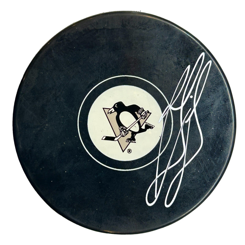 Ron Francis Signed Pittsburgh Penguins Hockey Puck