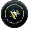 Pittsburgh Penguins Game-Used, Goal-Scored Puck - Brady Tkachuk