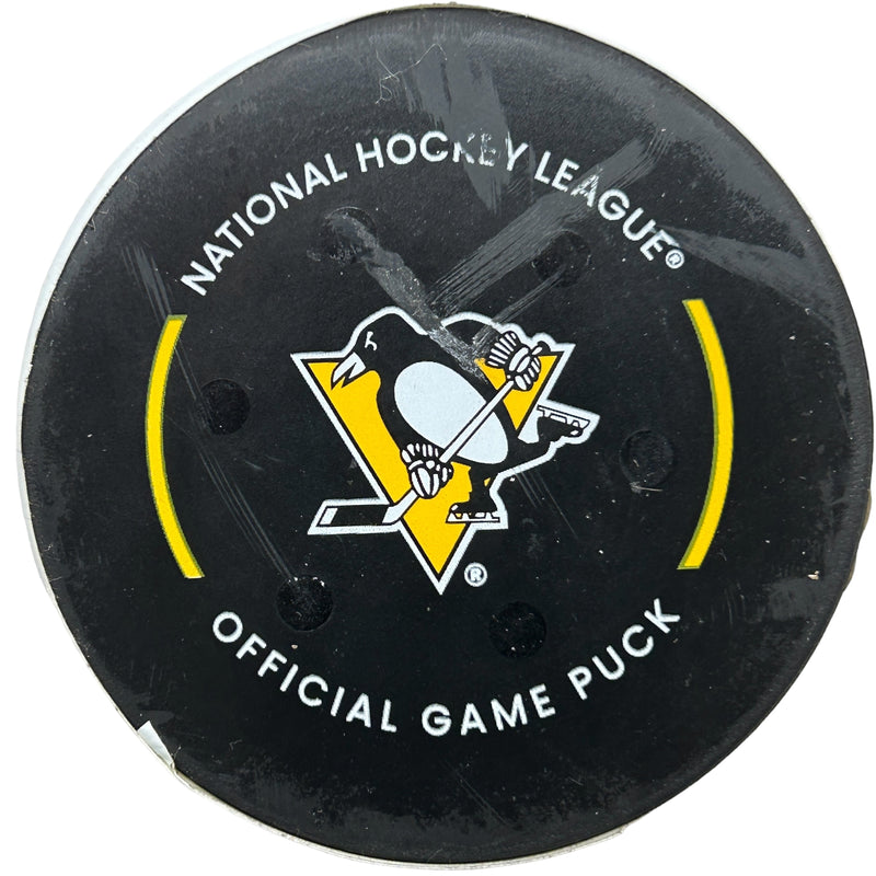 Pittsburgh Penguins Game-Used, Goal-Scored Puck - William Nylander