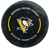 Pittsburgh Penguins Game-Used, Goal-Scored Puck - Mark Scheifele