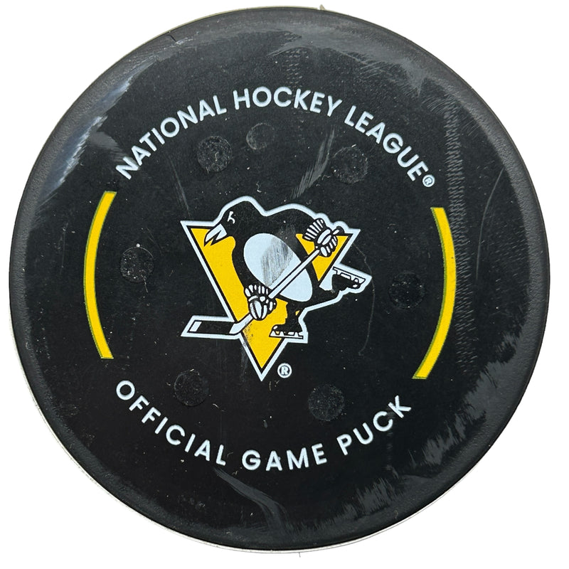 Pittsburgh Penguins Game-Used, Goal-Scored Puck - Colin White