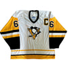 Mario Lemieux Signed Pittsburgh Penguins CCM Maska Cosby Jersey - Vinyl Name/Numbers