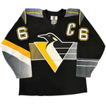 Mario Lemieux Signed Pittsburgh Penguins Authentic Gradient Starter Jersey - Size 48-R  - IMPERFECT - SEE PICS
