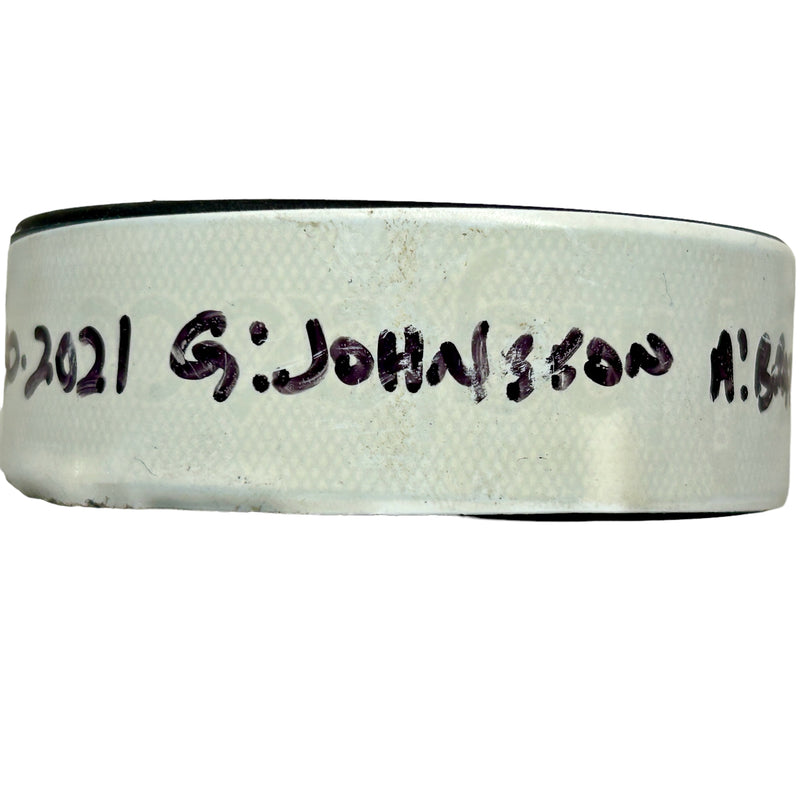 Pittsburgh Penguins Game-Used, Goal-Scored Puck - Andreas Johnsson