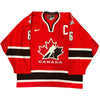 Mario Lemieux Signed, Inscribed "2002 Gold" Team Canada Authentic Nike Jersey