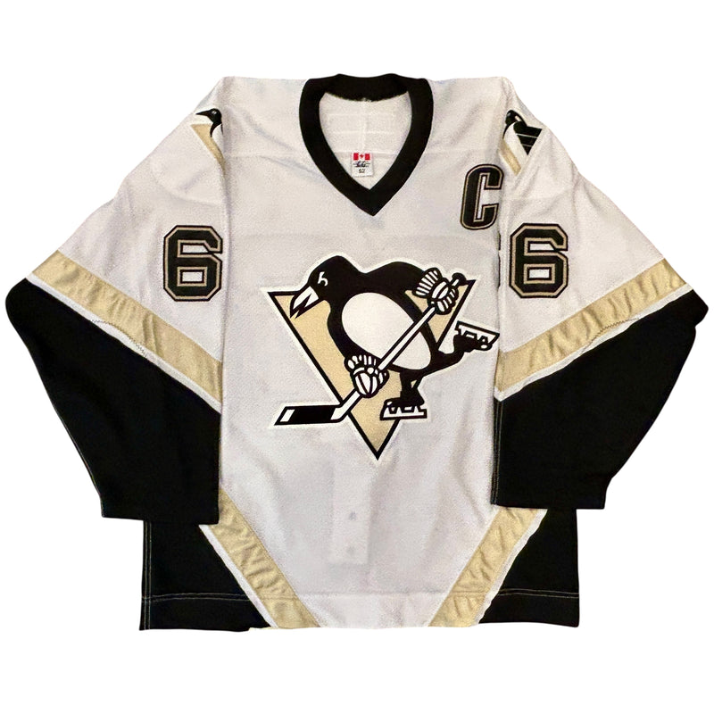 Mario Lemieux Signed Pittsburgh Penguins Authentic CCM Jersey - Size 52 - Made in Canada