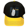 Kris Letang Penguin Tanger Black & Yellow Suede Goorin Hat