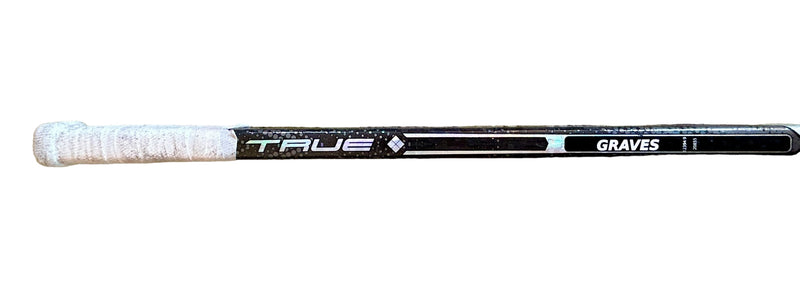 Ryan Graves Signed, Inscribed "Gamed Used" True HZRDUS PX Game-Used Stick
