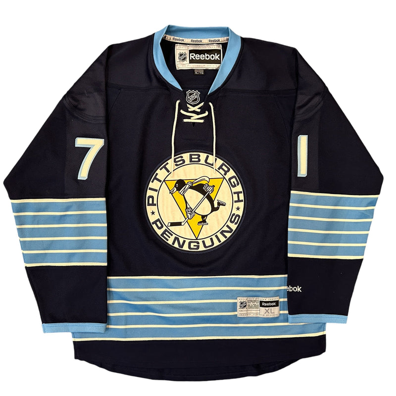 Evgeni Malkin Signed, Inscribed "1st Goal @ Heinz Field 1/1/11" Pittsburgh Penguins 2011 Winter Classic Jersey