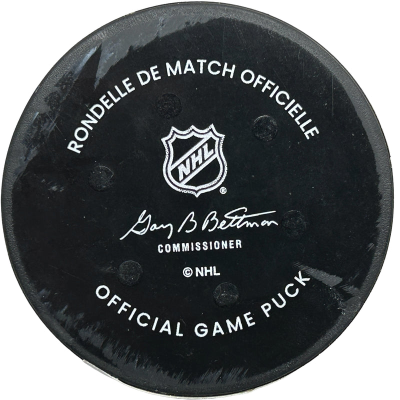Pittsburgh Penguins Game-Used, Goal-Scored Puck - Dougie Hamilton
