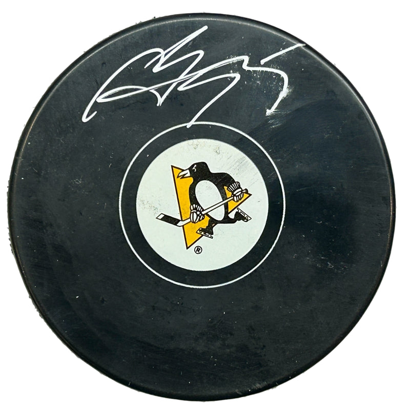 Sergei Gonchar Signed Pittsburgh Penguins Hockey Puck