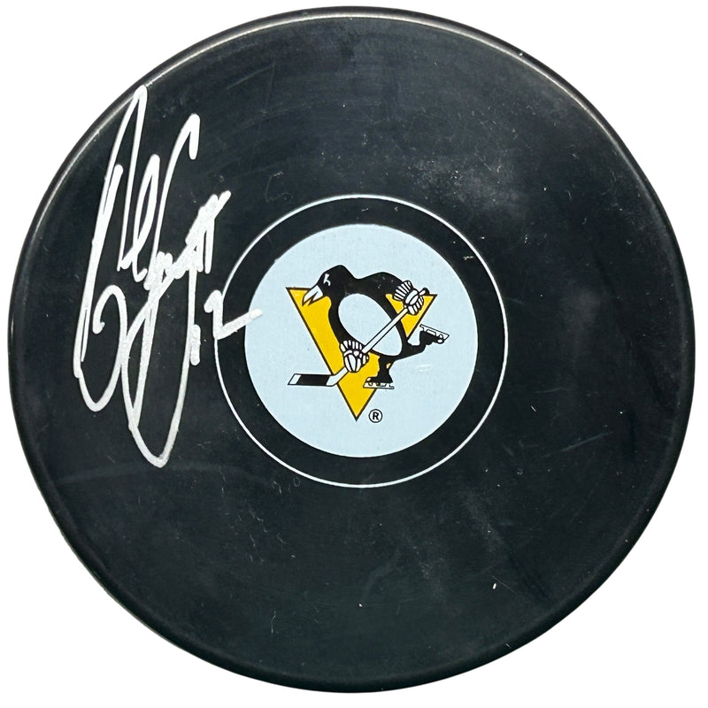 Bob Errey Signed Pittsburgh Penguins Puck