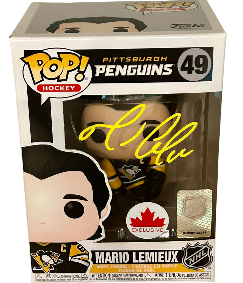 Mario Lemieux Signed Pittsburgh Penguins Funko Pop