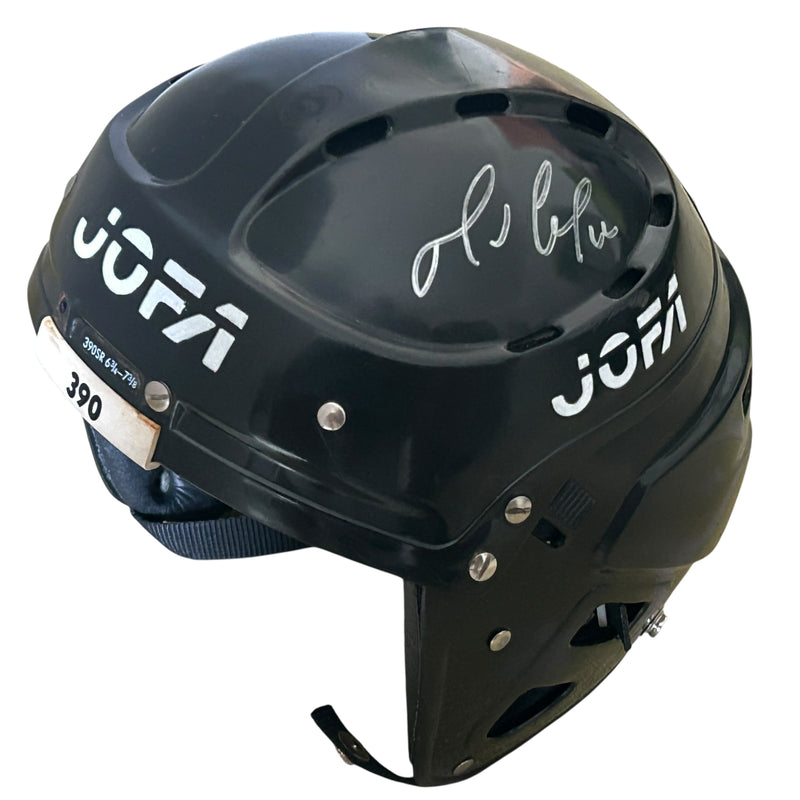 Mario Lemieux Signed Black Jofa Hockey Helmet
