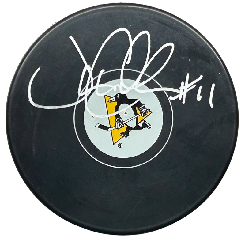 John Cullen Signed Pittsburgh Penguins Puck