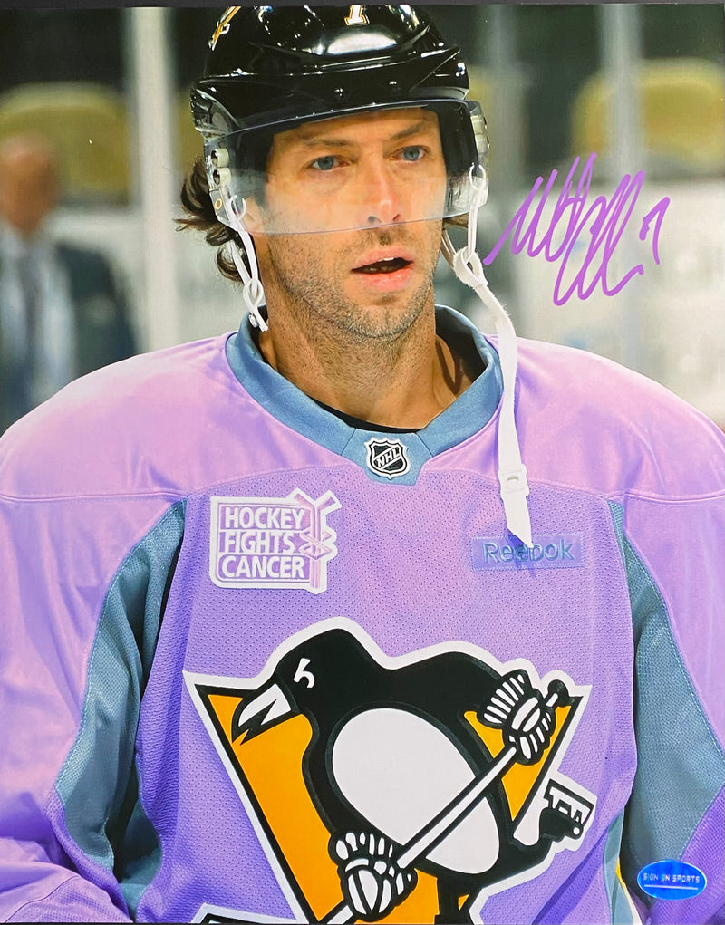 Matt Cullen Signed Pittsburgh Penguins HFC 8x10 Photo