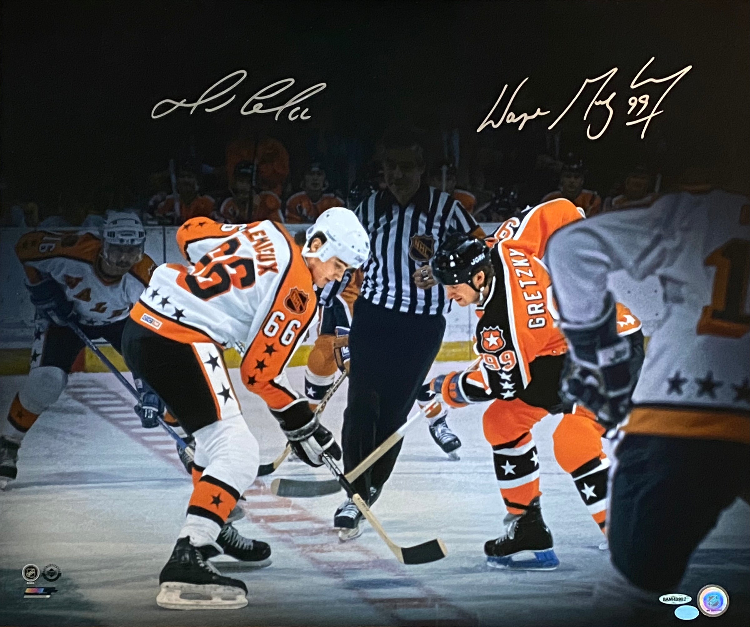 1999 Wayne Gretzky Signed UDA NHL All Star Game Jersey. Hockey
