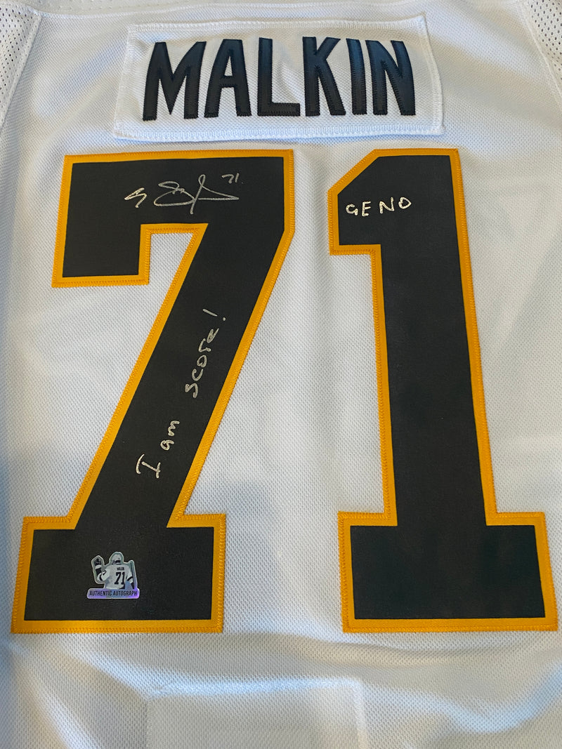 Evgeni Malkin Pittsburgh Penguins Autographed 2019 Stadium Series Adidas Authentic  Jersey