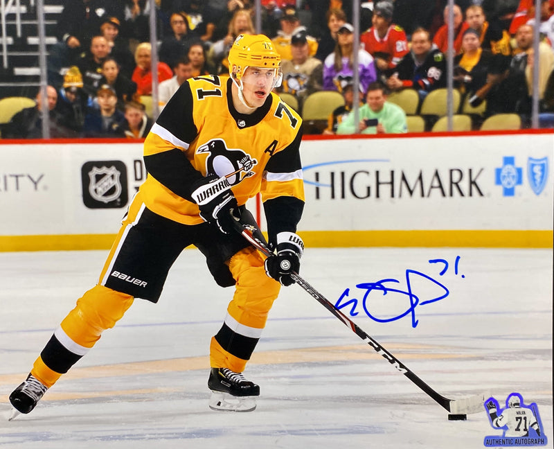 Evgeni Malkin Signed Pittsburgh Penguins 8x10 Photo