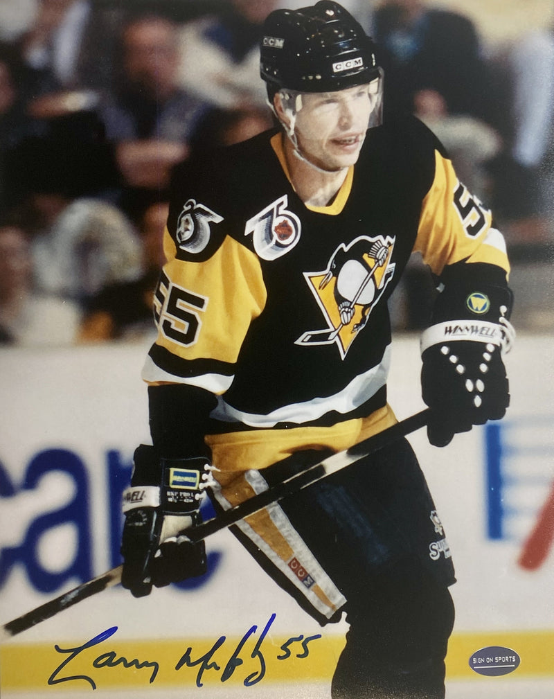 Larry Murphy Signed Pittsburgh Penguins 8x10 Photo