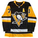Evgeni Malkin Signed, Inscribed Pittsburgh Penguins Adidas Authentic Home Jersey + Signed Geno Hat
