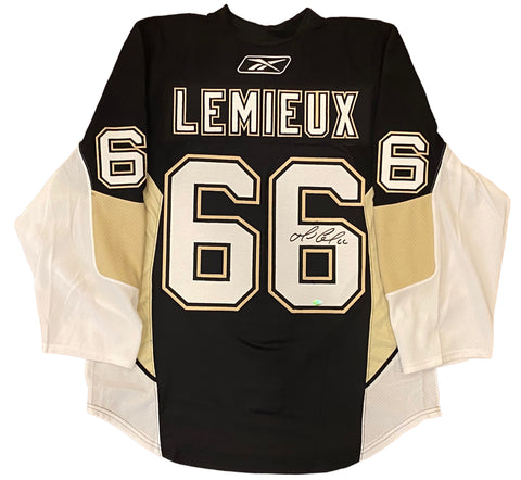 Mario Lemieux Signed Pittsburgh Penguins Authentic Reebok
