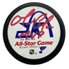 Mario Lemieux Signed, Inscribed "MVP" 1988 NHL All Star Hockey Puck - RARE Original Puck