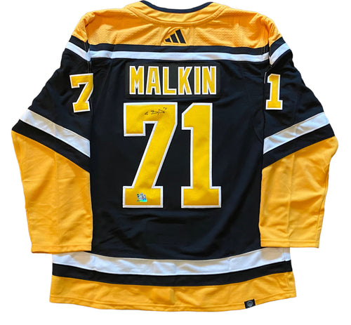 Evgeni Malkin Signed Pittsburgh Penguins Art Ross Adidas Jersey