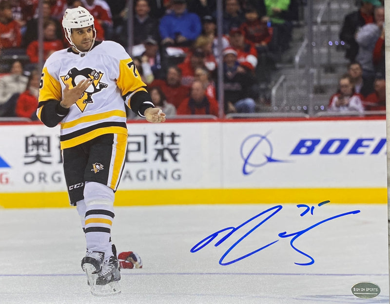 Ryan Reaves Signed Pittsburgh Penguins 8x10 Photo
