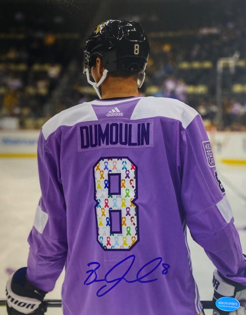 Brian Dumoulin Signed Pittsburgh Penguins 8x10 Photo