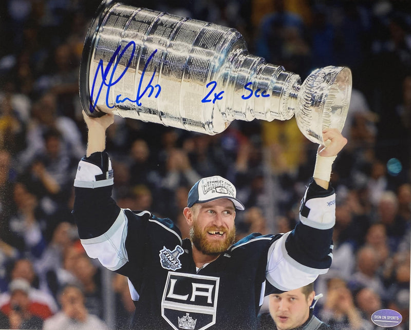 Jeff Carter Signed, Inscribed "2X SCC" Los Angeles Kings 8x10 Photo