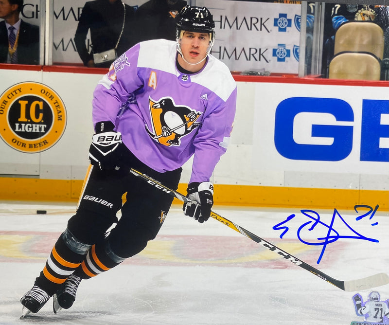 Evgeni Malkin Signed Pittsburgh Penguins 8x10 Photo