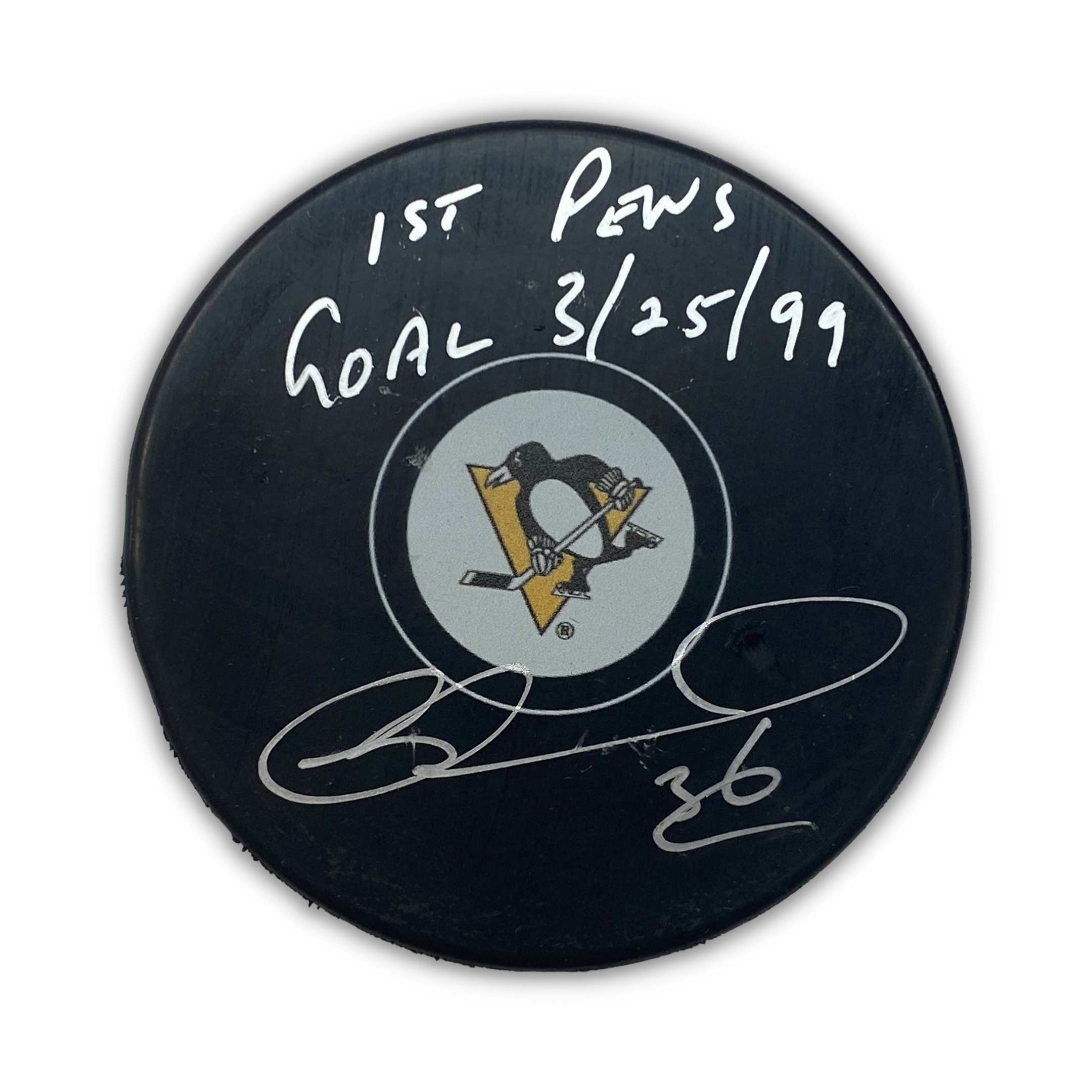 Buy the Pittsburgh Penguins Autographed Matthew Barnaby Hockey